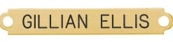 DOVER DROPSHIP Fancy Martingale Nameplate