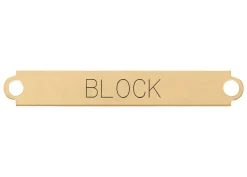 DOVER DROPSHIP Fancy Martingale Nameplate