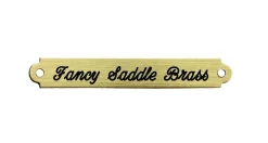 DOVER DROPSHIP Fancy Saddle Nameplate