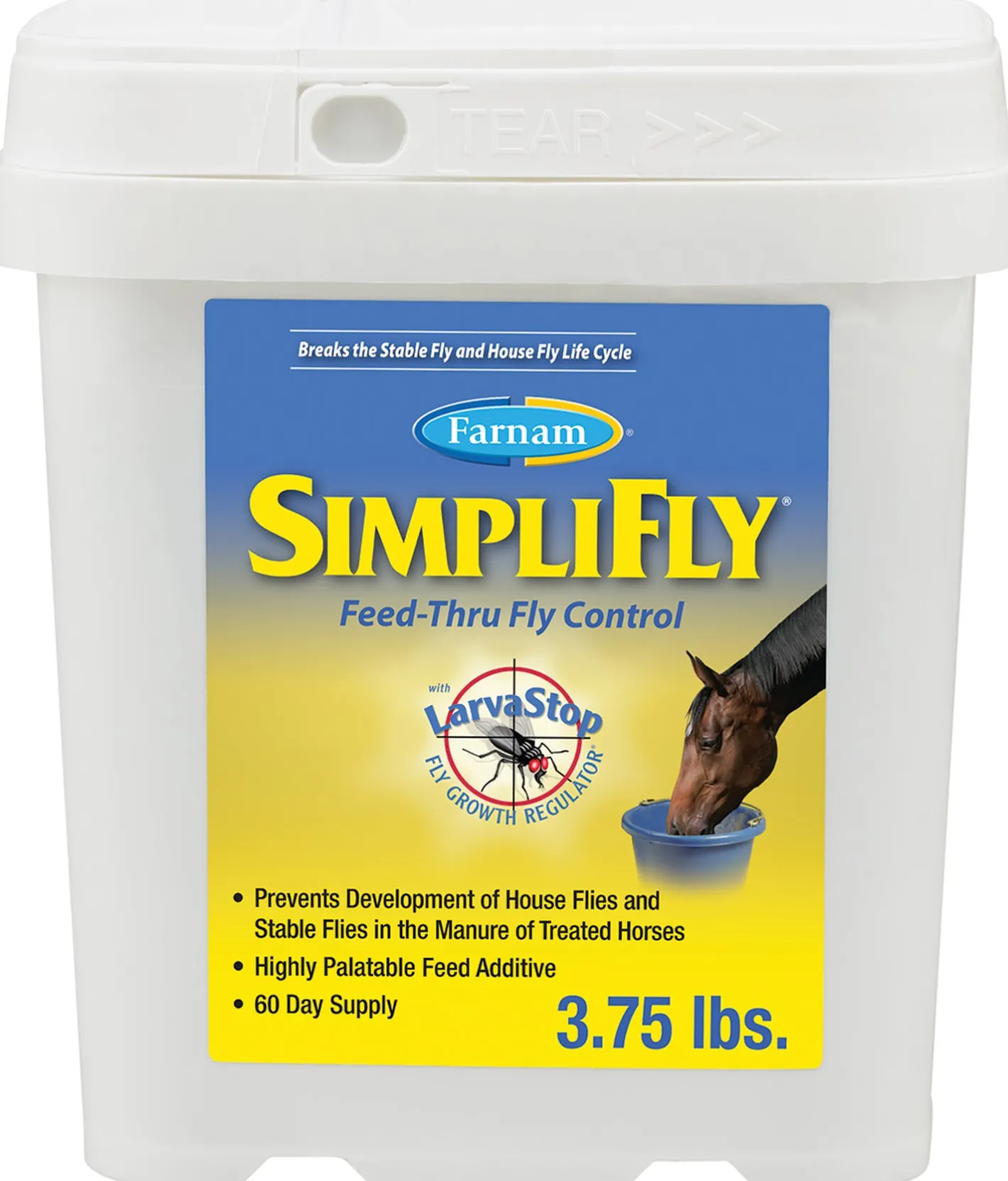 ANIMAL HEALTH INT Farnam® SimplyFly® Feed-Thru Fly Control with LarvaStop