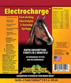 ANIMAL HEALTH INT Finish Line® Electrocharge™ Fast-Acting Electrolyte Paste