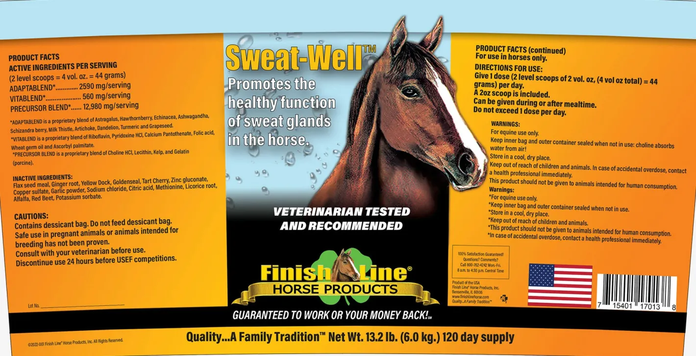 ANIMAL HEALTH INT Finish Line® Sweat-Well™