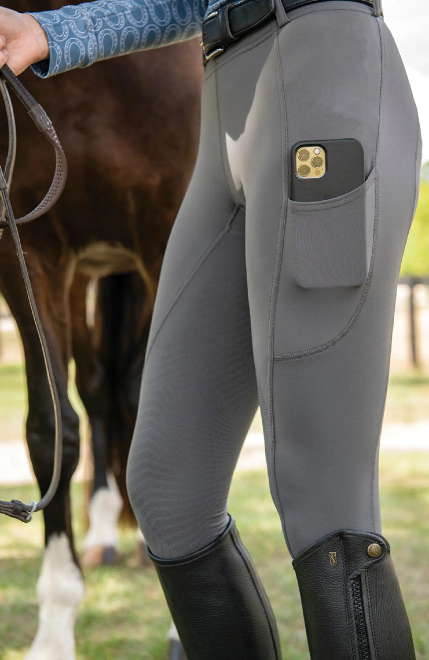 FITS RIDING FITS® Ladies’ Tech Tread Full-Seat Lite Cargo Breech