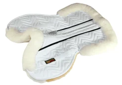 FLEECEWORKS ™ FXK Technology Classic Sheepskin Half Pad with Rolled Edges