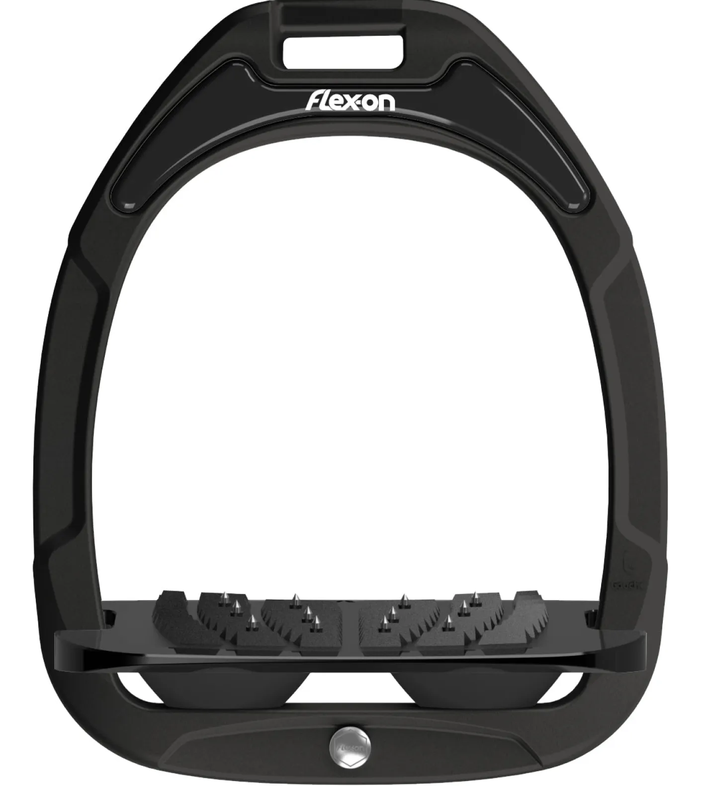 FLEX-ON EQUESTRIAN Flex-On® Green Composite Inclinded Ultra Grip Stirrups