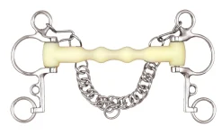 ERS Happy Mouth Bits® Shaped Mullen Mouth Short Shank Pelham Bit