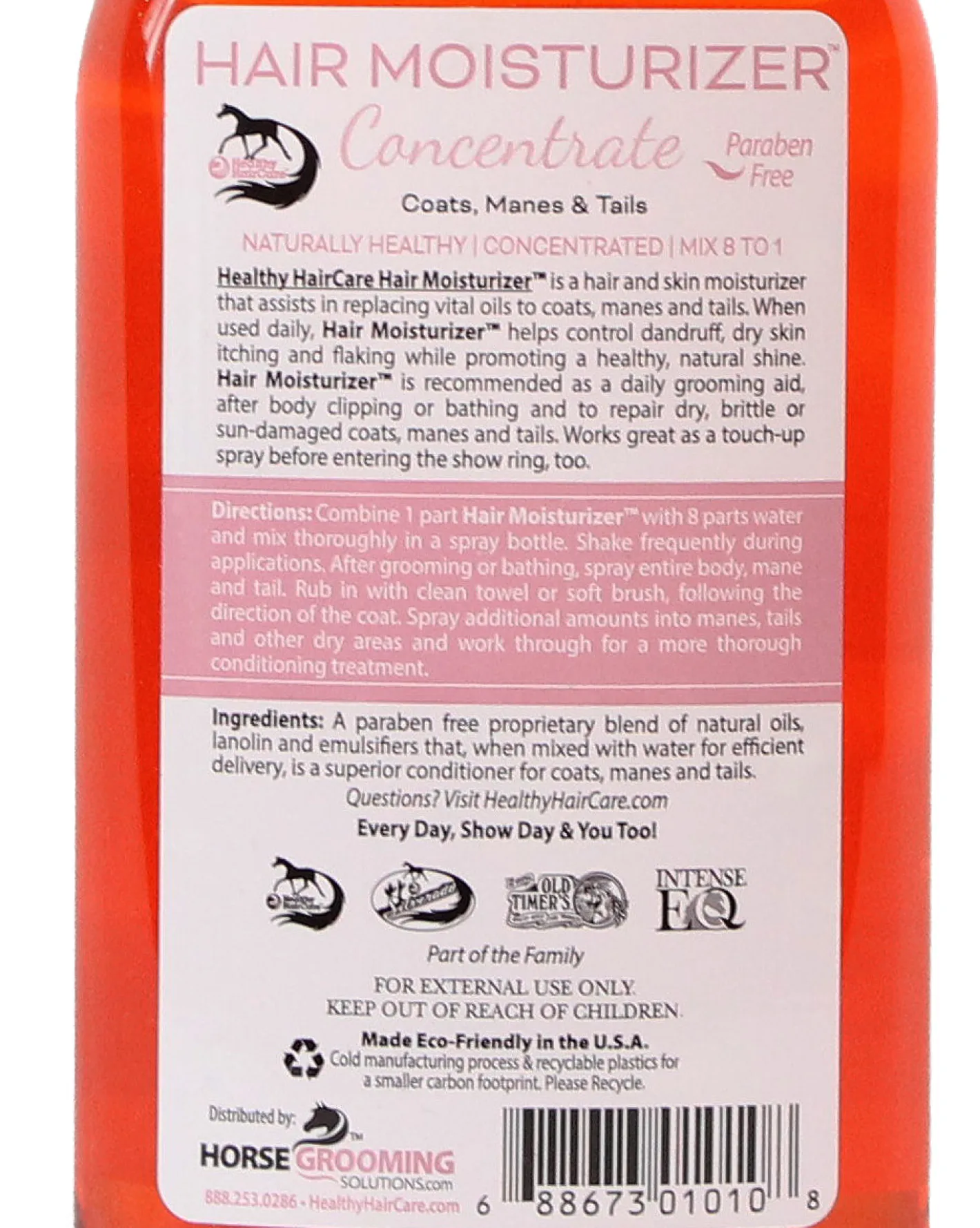 ANIMAL HEALTH INT Healthy Haircare Hair Moisturizer Concentrate