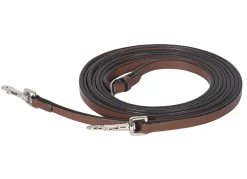 JPC EQUESTRIAN Henri de Rivel Breastplate Draw Reins - Full Leather with Breastplate Snap