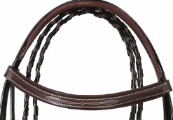 JPC EQUESTRIAN Henri de Rivel Mono Crown Bridle with Padded Wide Noseband