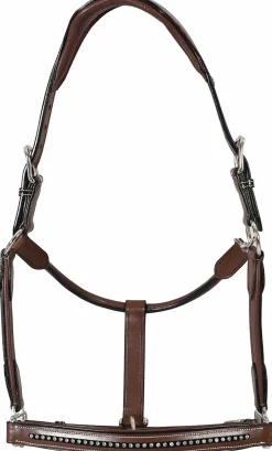 JPC EQUESTRIAN Henri de Rivel Padded Leather Crystal Halter