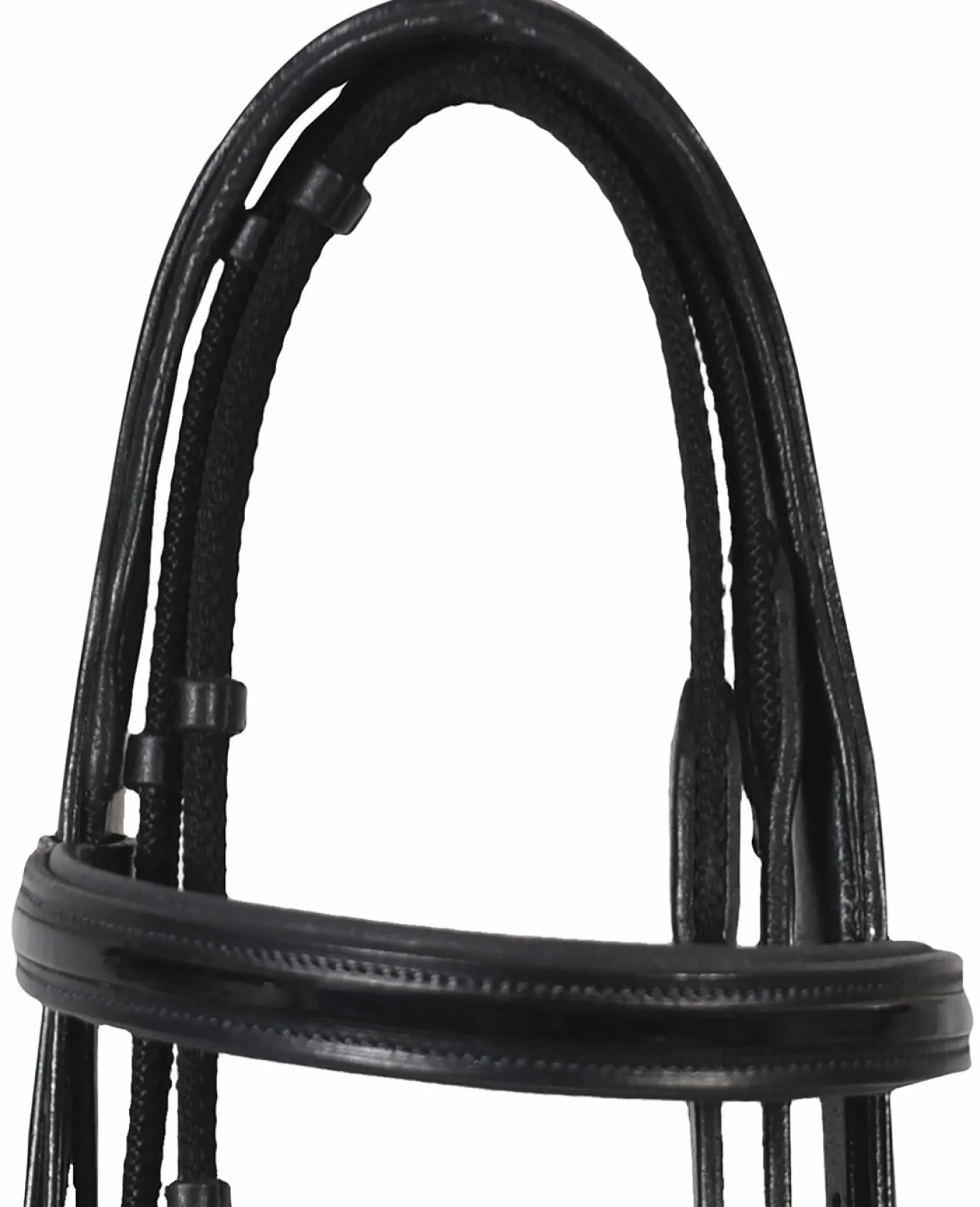 JPC EQUESTRIAN Henri de Rivel Piaffe Mono Crown Bridle with Flash Noseband & Patent Leather