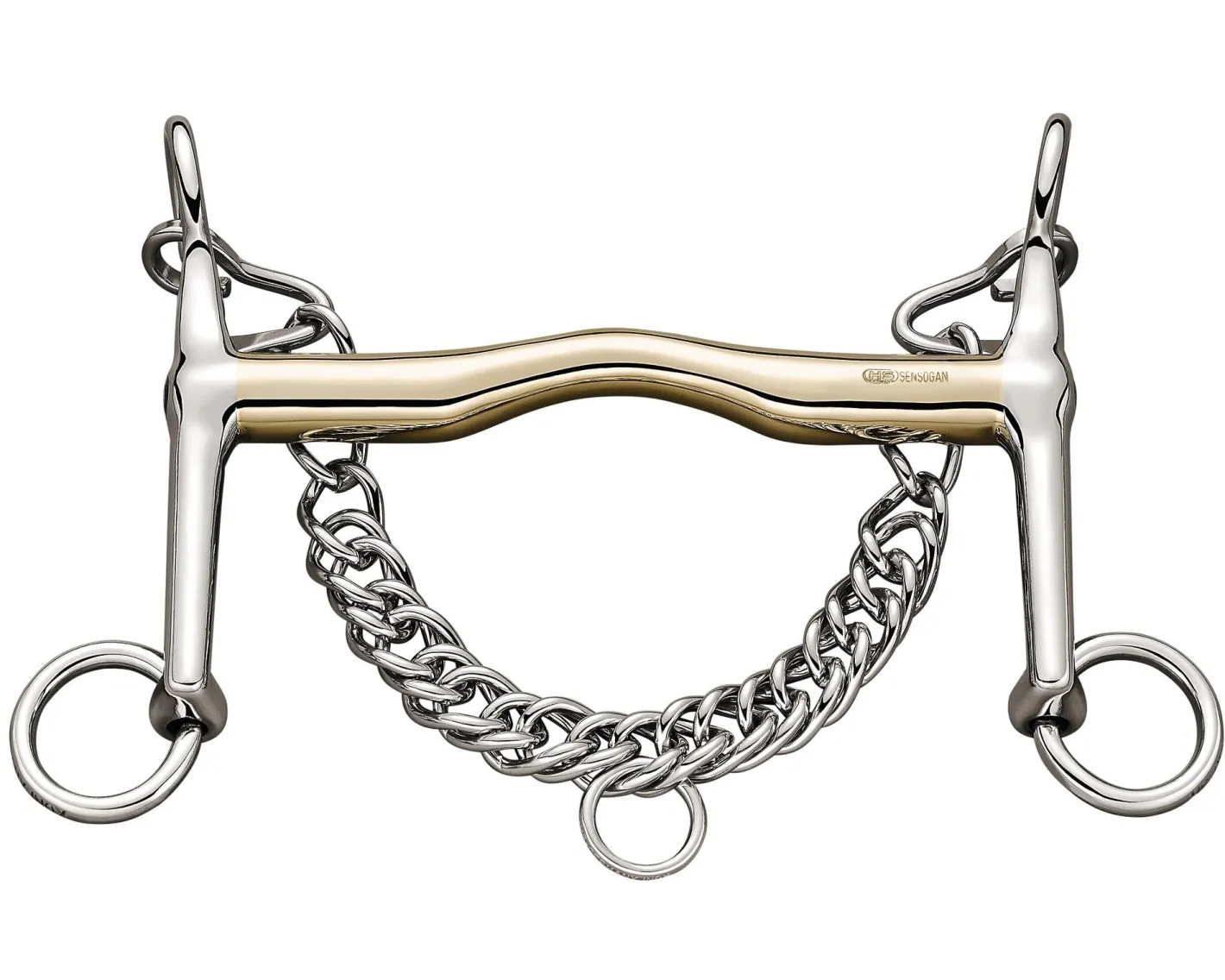 GEM-HERM SPRENGER Herm Sprenger® Sensogan® Weymouth Bit - 16 mm mouth; 11 cm shanks