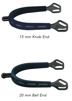 GEM-HERM SPRENGER Herm Sprenger® Ultra Fit Extra Grip Black Knob Spurs