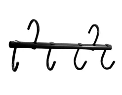 SHILOH STABLES TACK 6-Hook Swivel Tack Bar