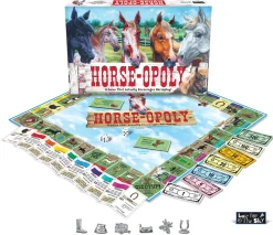Kids LATE FOR THE SKY Horse-Opoly Game