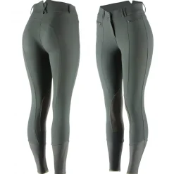 EQUINAVIA Horze Ladies’ Angelina Synthetic Leather Knee-Patch Breech