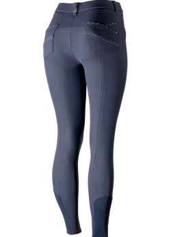 EQUINAVIA Horze Ladies’ Olivia Knee-Patch Breech with Silicone Grip