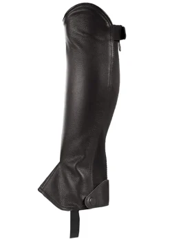 EQUINAVIA Horze Leather Half Chaps with Elastic