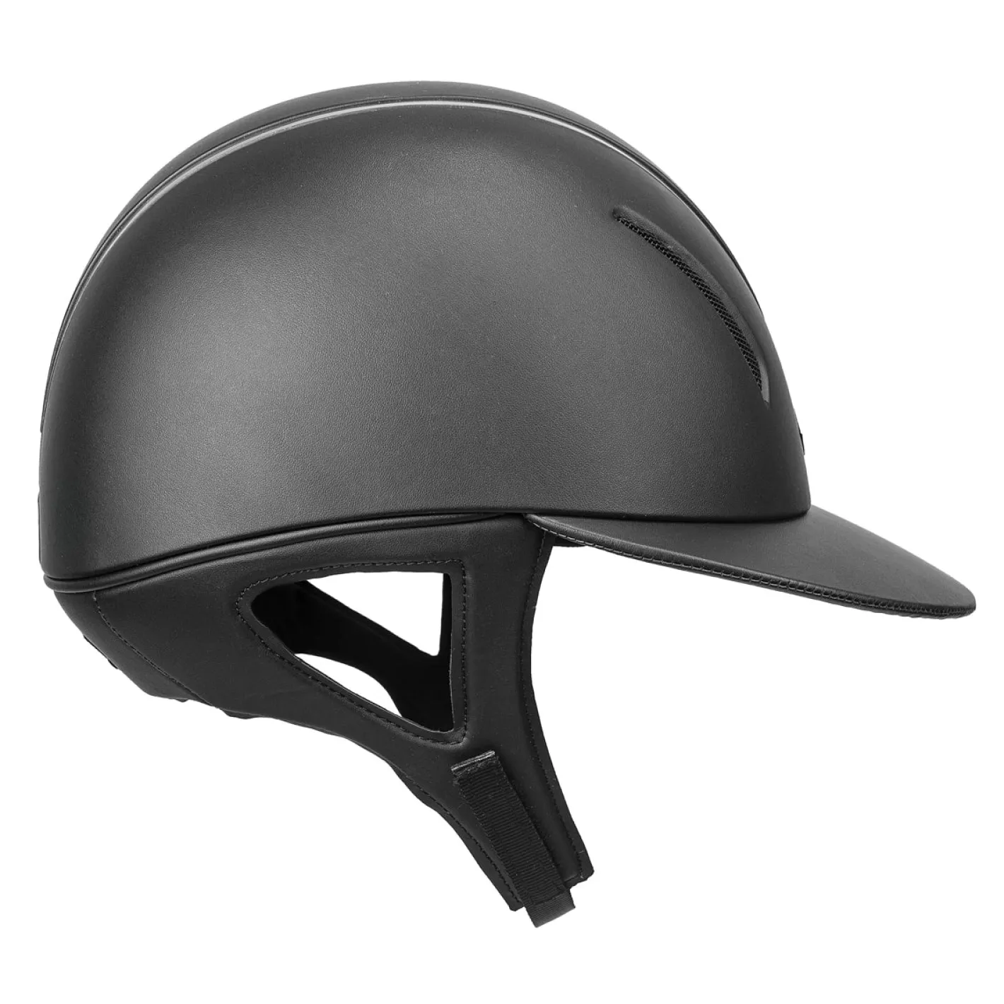 INT RIDING HELMET IRH® F1 Wide Brim Helmet with Leather Finish