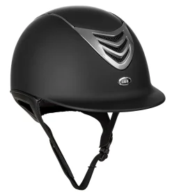 INT RIDING HELMET IRH® IR4G Matte Helmet, Black Finish with Titanium Vent
