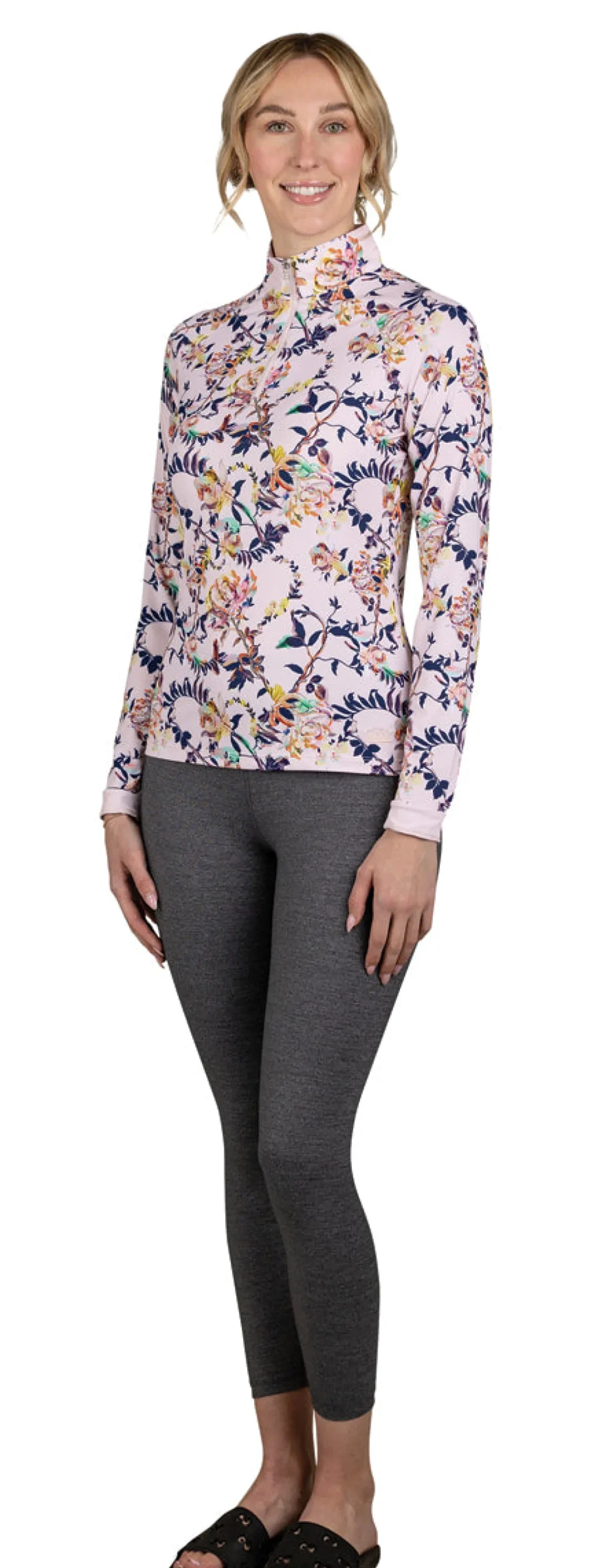 KASTEL DENMARK Ladies’ Gene Paintbrush Floral Long Sleeve Shirt