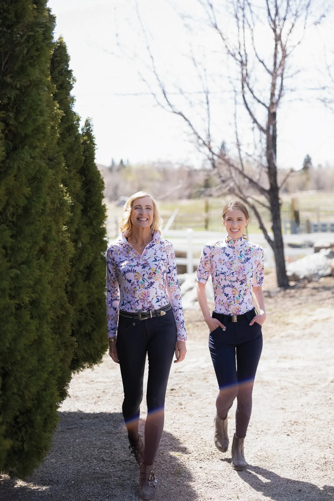KASTEL DENMARK Ladies’ Gene Paintbrush Floral Long Sleeve Shirt