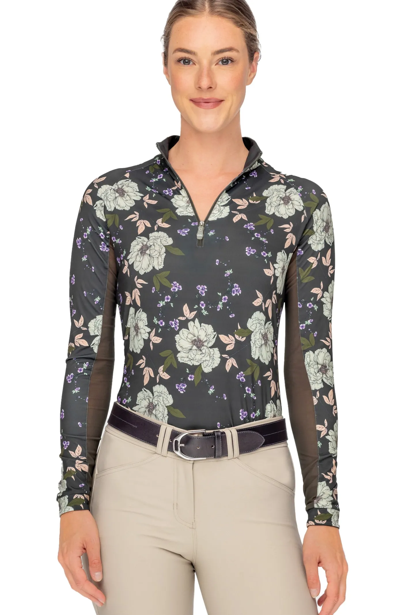 KASTEL DENMARK Ladies’ Gigi Quarter-Zip Long-Sleeve Shirt