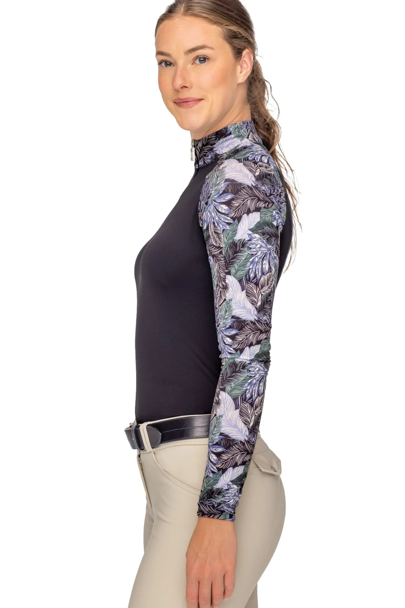 KASTEL DENMARK Ladies’ Mitzi Quarter-Zip Long Sleeve Raglan