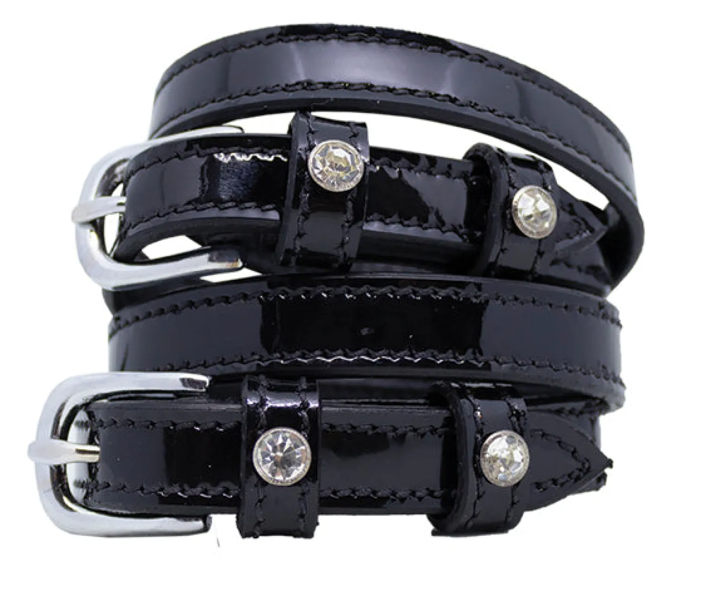 PEP-KAVALKADE Kavalkade Patent Leather Spur Straps
