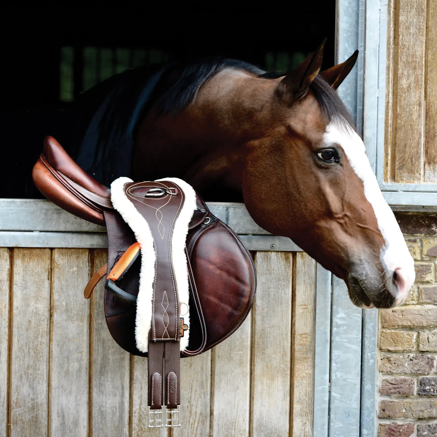 KENTUCKY HORSEWEAR Anatomic Sheepskin Long Girth