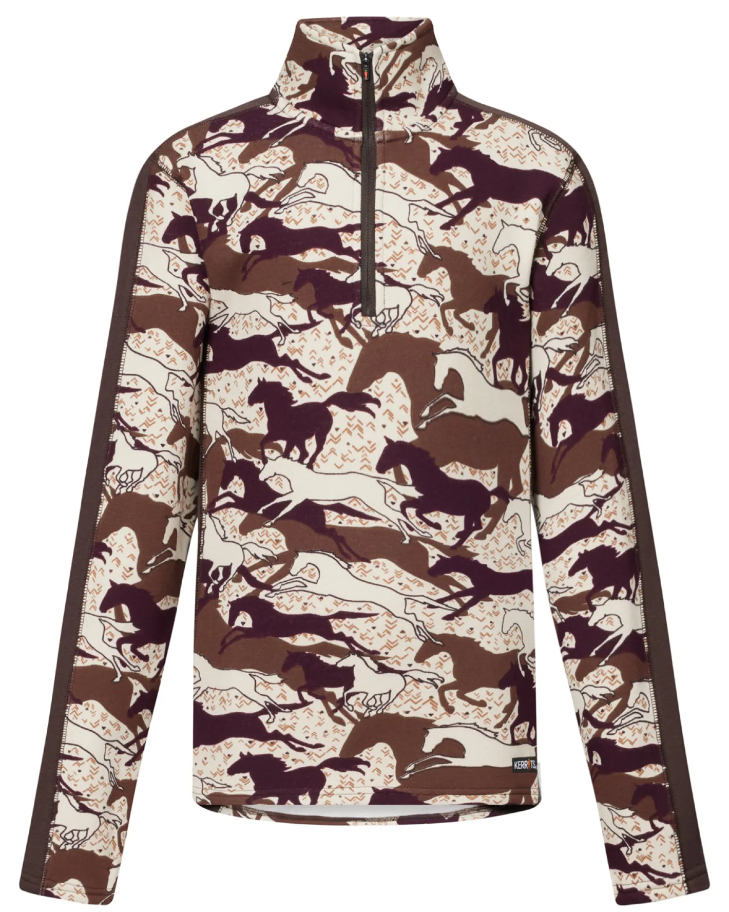 Kids KERRITS ® Kids’ Plush Printed Fleece Half-Zip Top