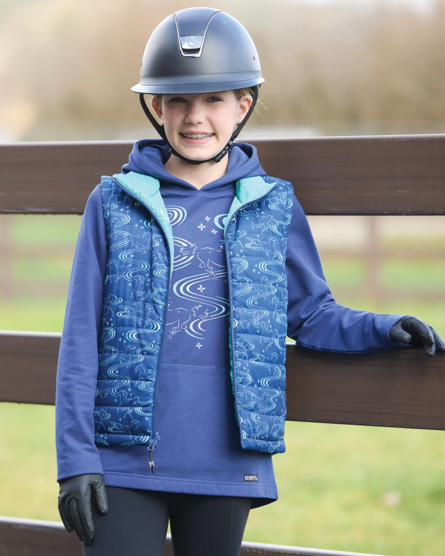 Kids KERRITS ® Kids' Ride The Wind Reversible Quilted Vest