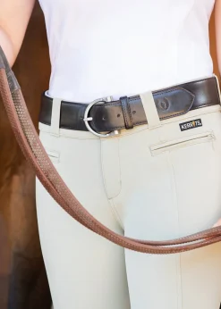 KERRITS ® Ladies’ Simple D Leather Belt