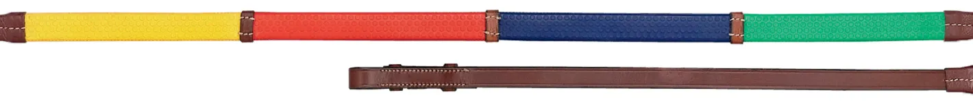 WEATHERBEETA Kincade Rainbow Rubber Training Reins