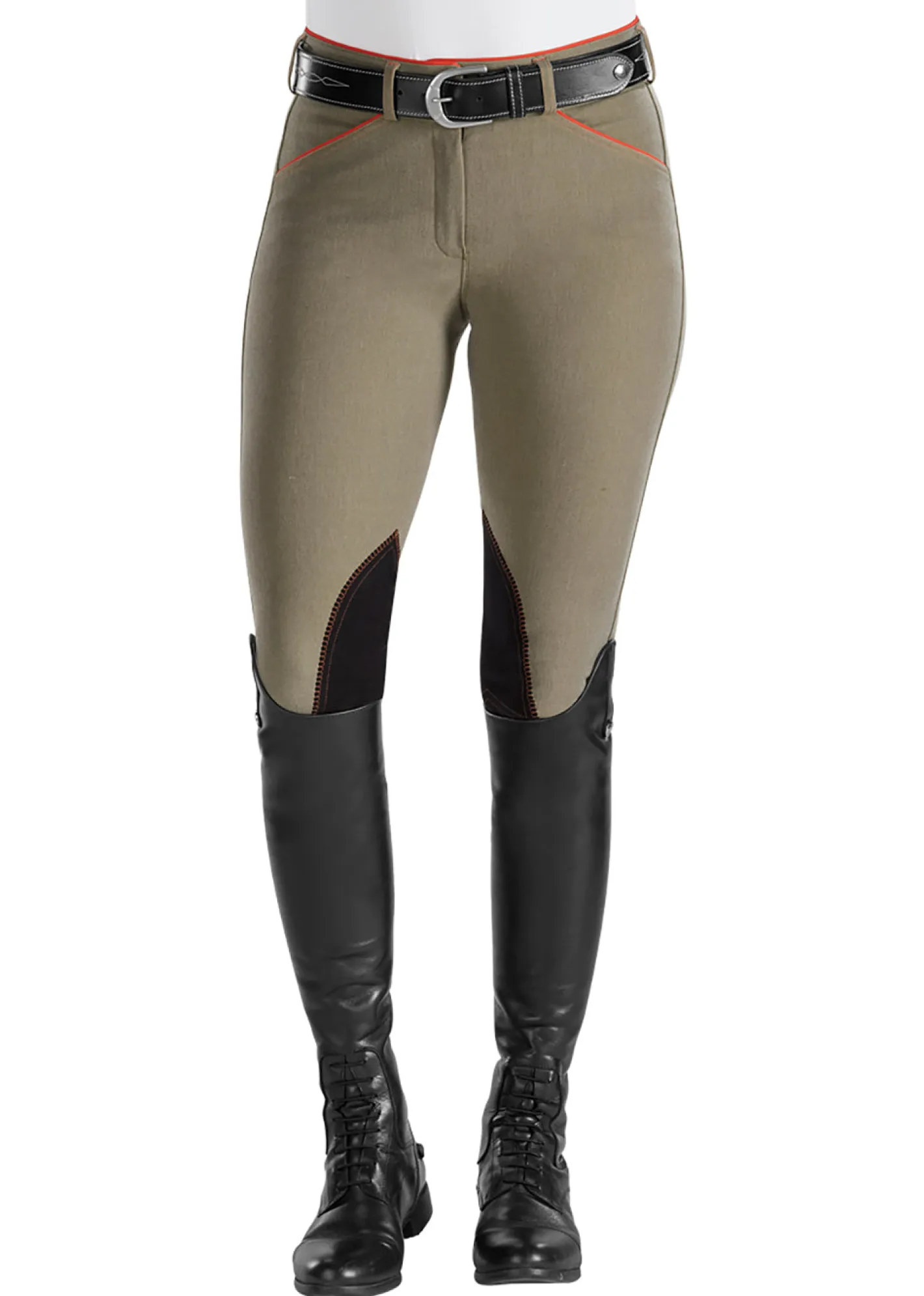 SUPERHOUSE Ladies’ Wellesley Piped Knee-Patch Breech