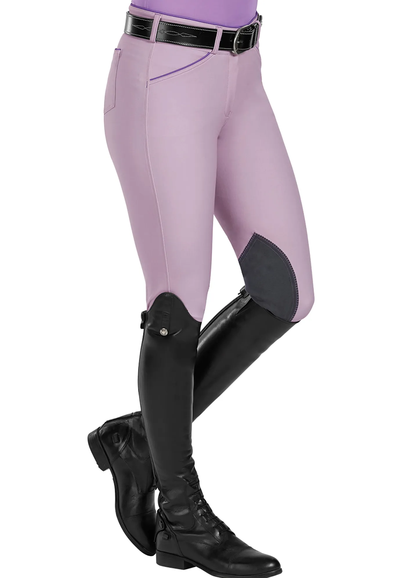 SUPERHOUSE Ladies’ Wellesley Piped Knee-Patch Breech
