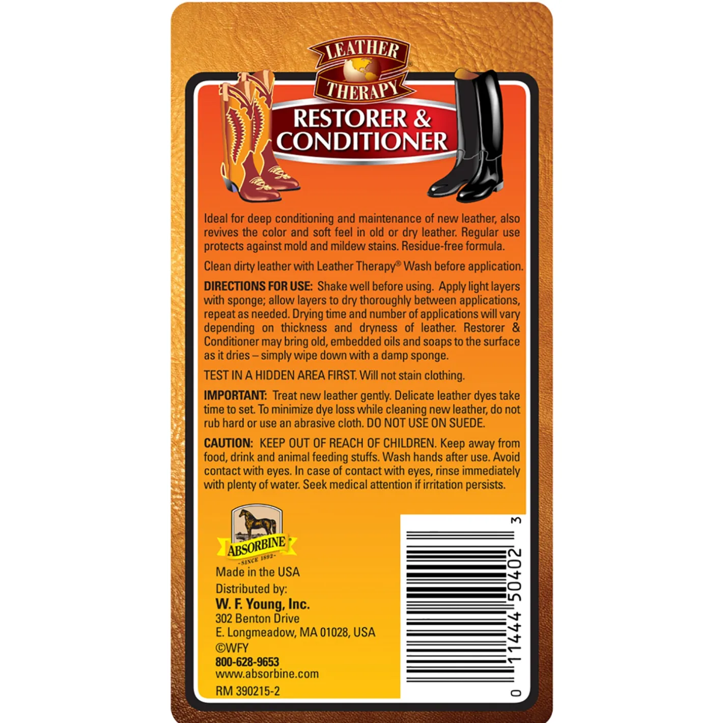 ANIMAL HEALTH INT Leather Therapy® Restorer & Conditioner™