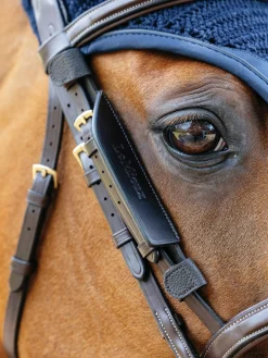HORSE HEALTH TRADE LeMieux® Leather Bridle Blinkers