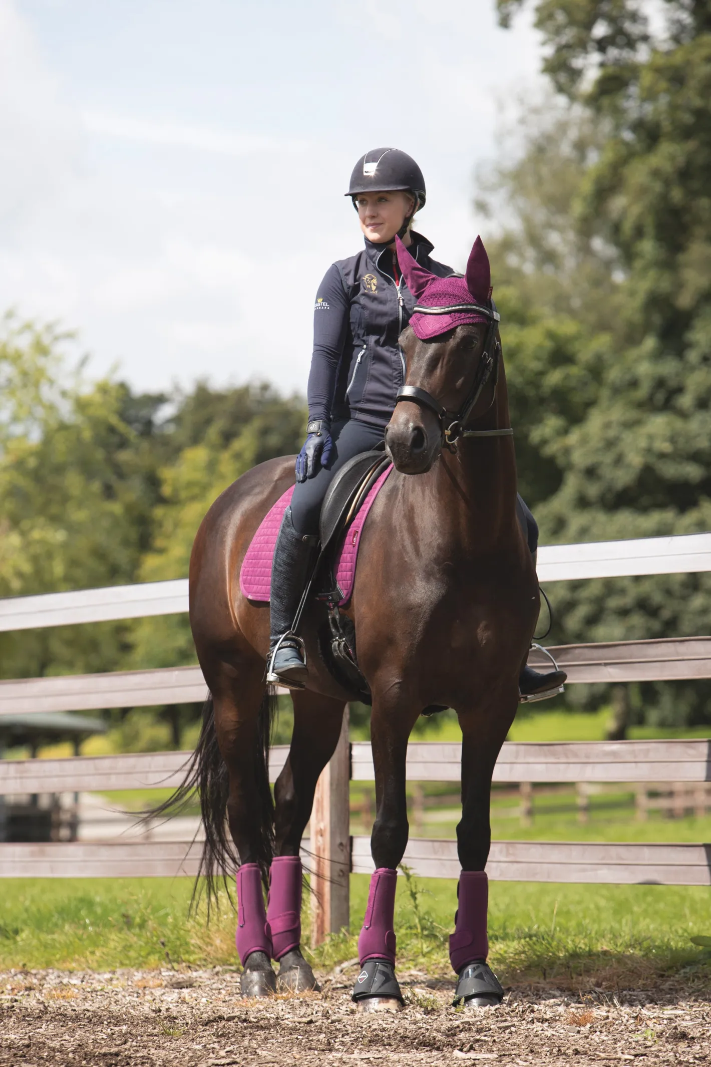 HORSE HEALTH TRADE LeMieux® Suede Dressage Square Pad