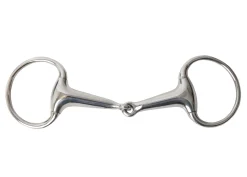 INTREPID INTERNATIONAL Lightweight Hollow Mouth Eggbutt Snaffle Bit