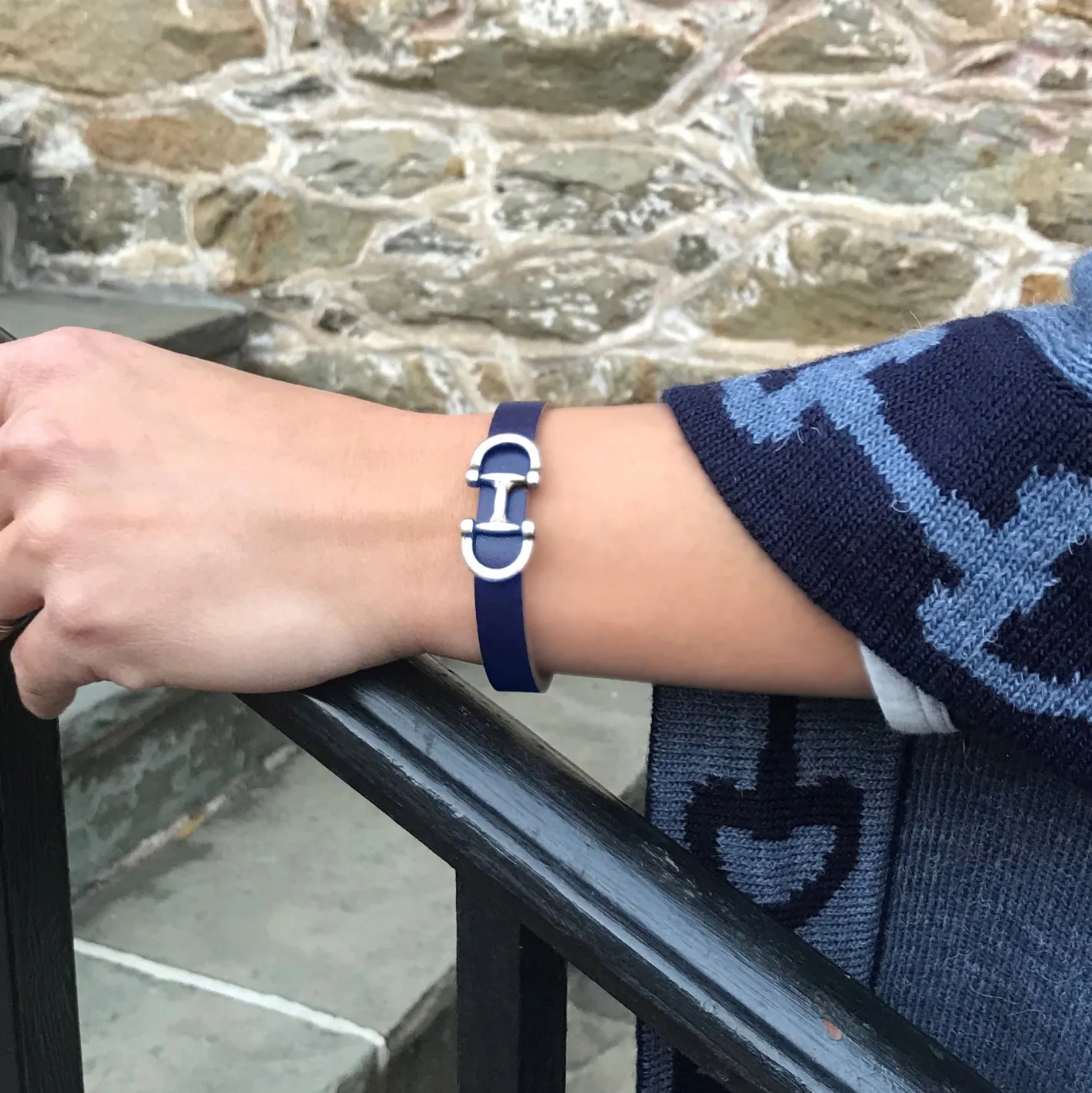 LTHR GOODS OF SPAIN Lilo Collections™ Bilbao Bit Bracelet