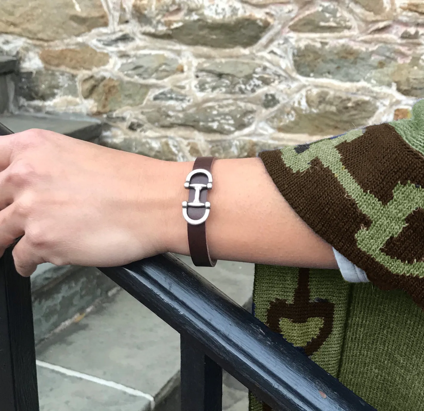 LTHR GOODS OF SPAIN Lilo Collections™ Bilbao Bit Bracelet