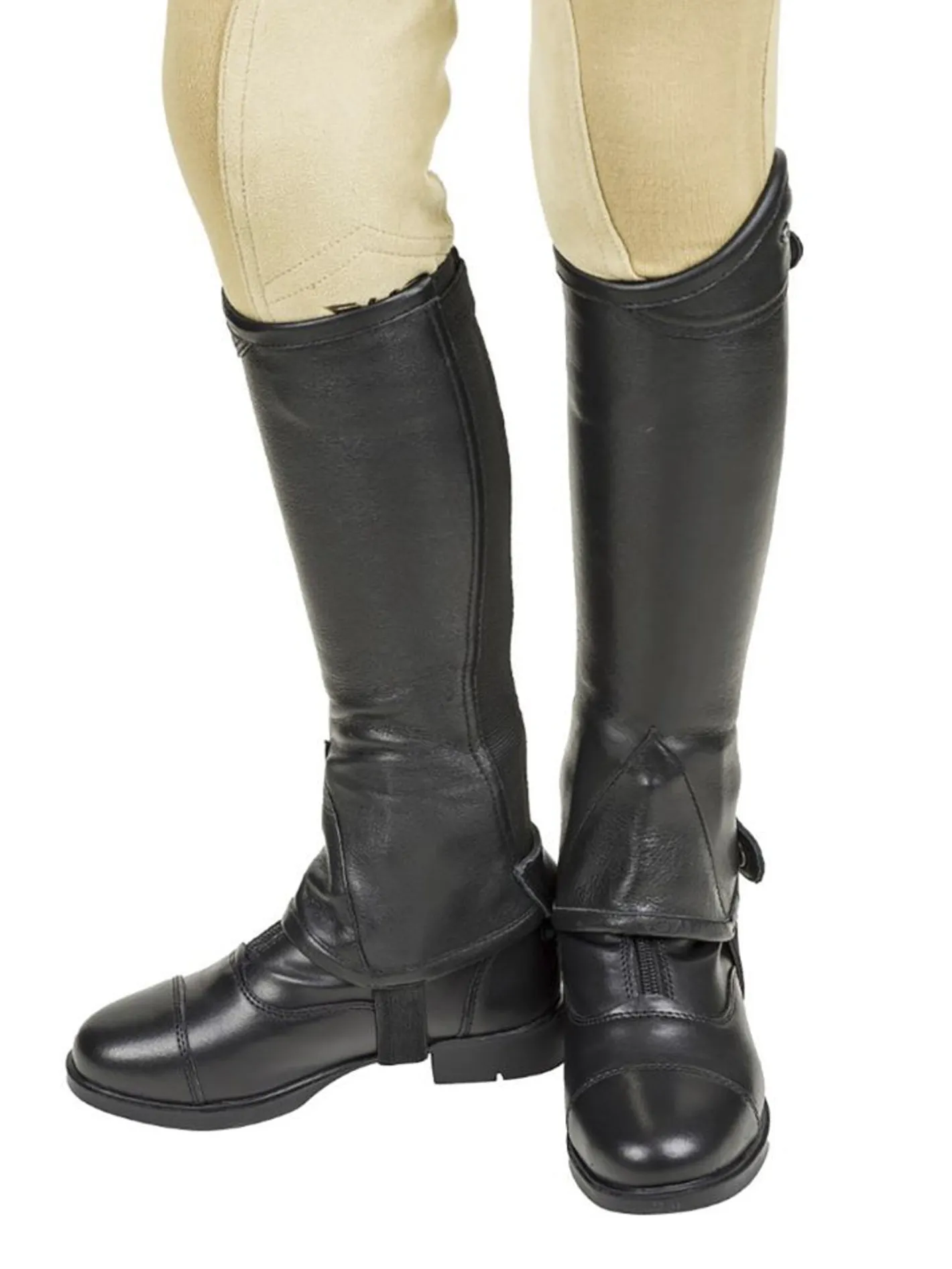 Kids JPC EQUESTRIAN Léttia® Children’s London Leather Half Chaps