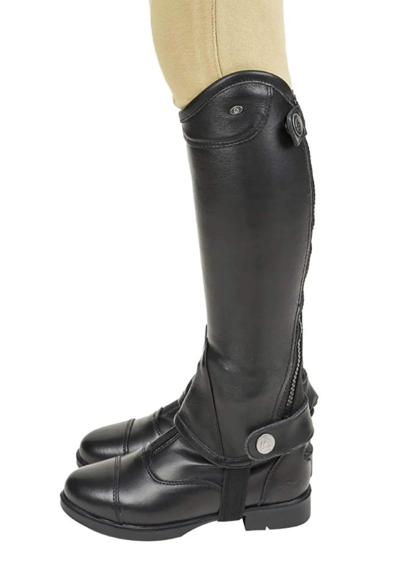 Kids JPC EQUESTRIAN Léttia® Children’s London Leather Half Chaps