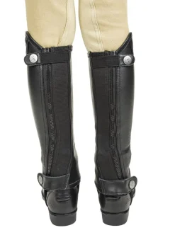 Kids JPC EQUESTRIAN Léttia® Children’s London Leather Half Chaps