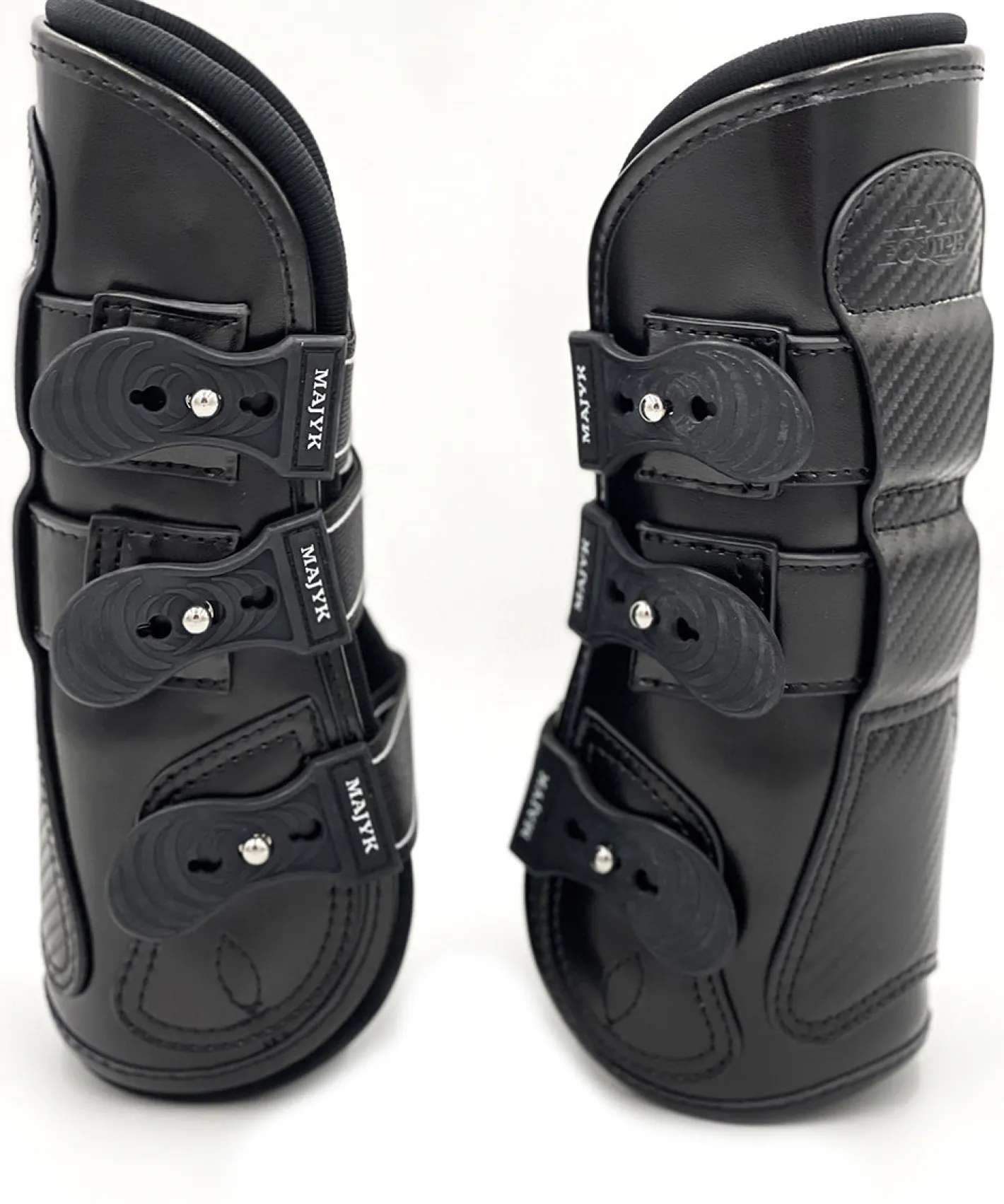 MAJYK EQUIPE ® Estrella Carbon Leather Tendon Boots
