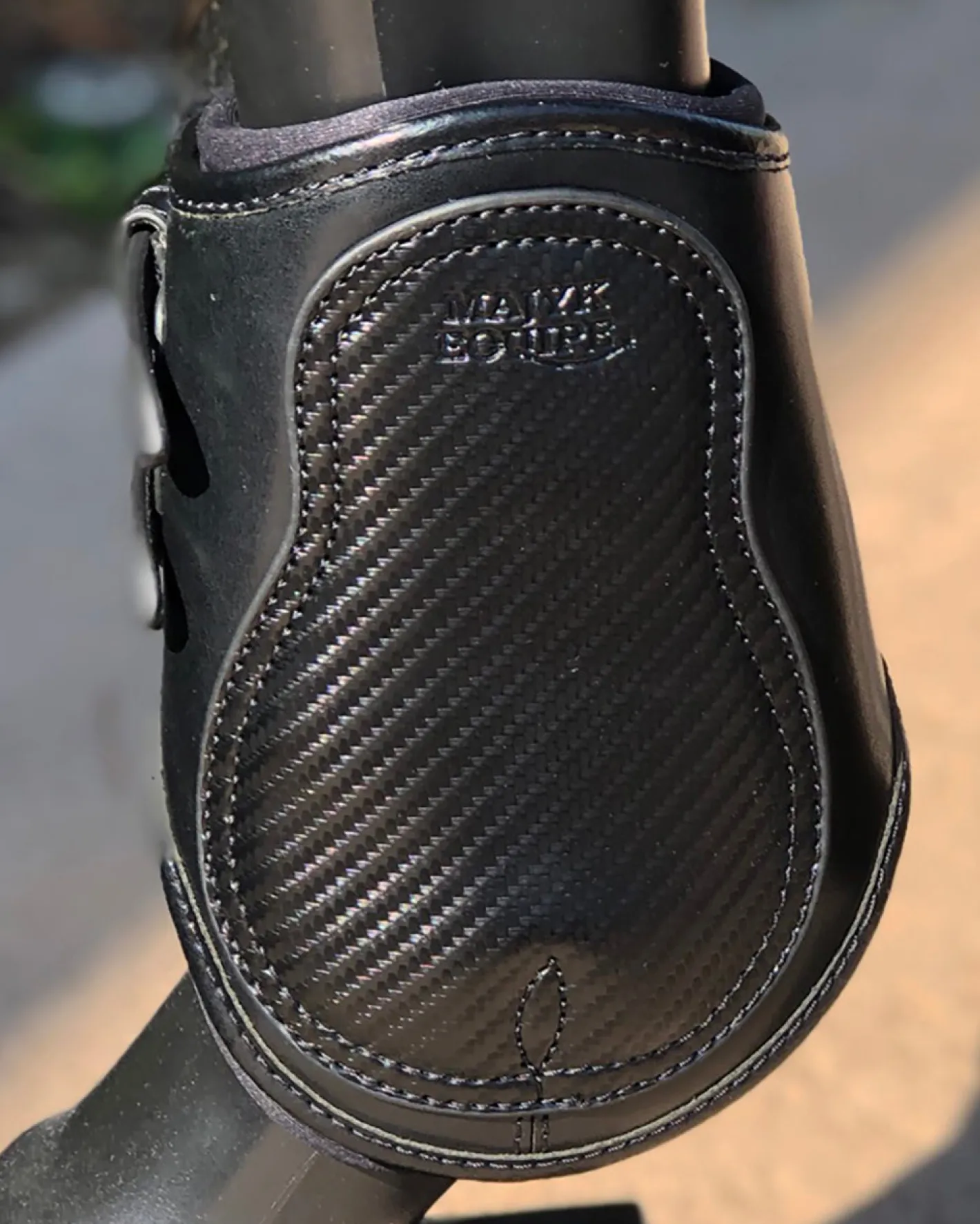 MAJYK EQUIPE ® Estrella Carbon Leather Fetlock Boots