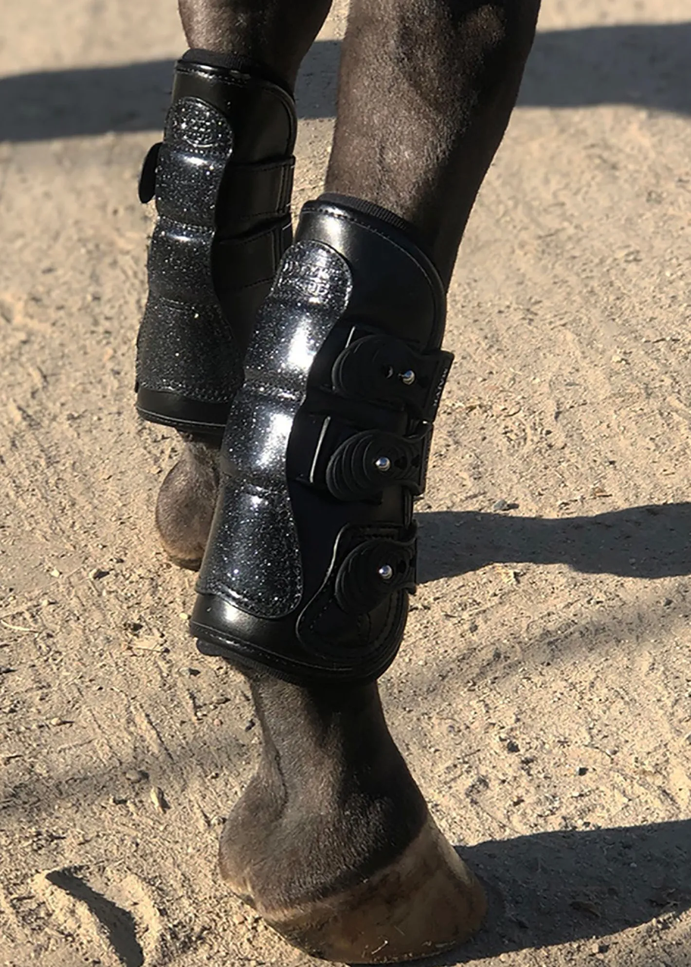 MAJYK EQUIPE ® Estrella Sparkle Leather Tendon Boots