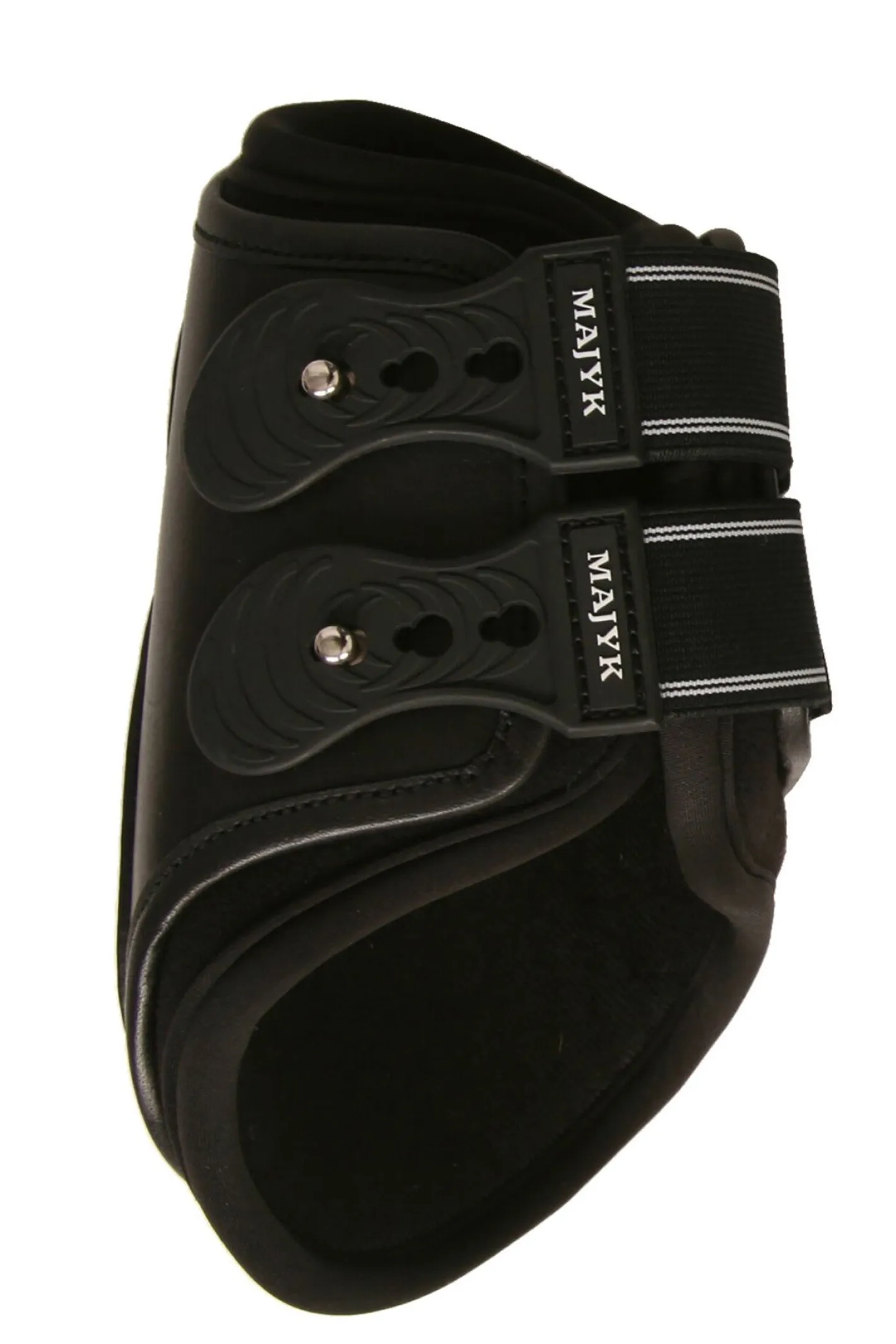 MAJYK EQUIPE ® Leather Hind Boots with Removable Impact Liners (Snap Closure)