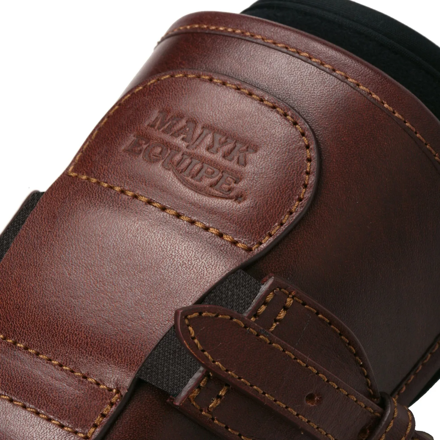 MAJYK EQUIPE ® Leather Jump Boot with Removable Impact Liners (Buckle Closure) - Pony/Cob